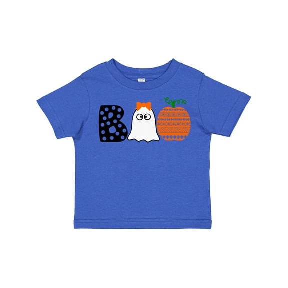 Inktastic Halloween Boo Cute Ghost and Pumpkin Boys or Girls Toddler T-Shirt