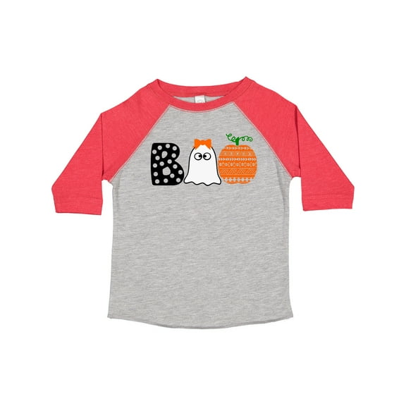 Inktastic Halloween Boo Cute Ghost and Pumpkin Boys or Girls Toddler T-Shirt