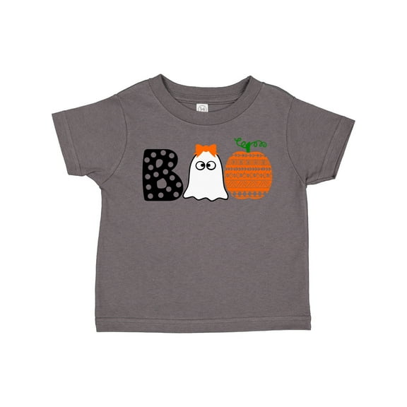 Inktastic Halloween Boo Cute Ghost and Pumpkin Boys or Girls Toddler T-Shirt
