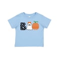 thumbnail image 1 of Inktastic Halloween Boo Cute Ghost and Pumpkin Boys or Girls Toddler T-Shirt, 1 of 5