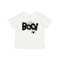 thumbnail image 1 of Inktastic Halloween Boo with Spider and Web in Black Boys or Girls Baby T-Shirt, 1 of 5