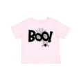 thumbnail image 1 of Inktastic Halloween Boo with Spider and Web in Black Boys or Girls Toddler T-Shirt, 1 of 5