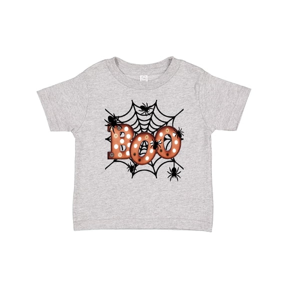 Inktastic Halloween Boo with Spiders in Web Boys or Girls Baby T-Shirt