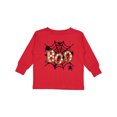 thumbnail image 1 of Inktastic Halloween Boo with Spiders in Web Boys or Girls Long Sleeve Toddler T-Shirt, 1 of 5