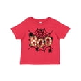 thumbnail image 1 of Inktastic Halloween Boo with Spiders in Web Boys or Girls Toddler T-Shirt, 1 of 5