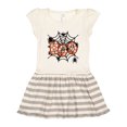 thumbnail image 1 of Inktastic Halloween Boo with Spiders in Web Gift Toddler Girl Dress, 1 of 4