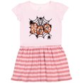 thumbnail image 1 of Inktastic Halloween Boo with Spiders in Web Gift Toddler Girl Dress, 1 of 4