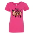 thumbnail image 1 of Inktastic Halloween Boo with Spiders in Web Women's T-Shirt, 1 of 5