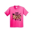 thumbnail image 1 of Inktastic Halloween Boo with Spiders in Web Youth T-Shirt, 1 of 5