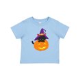 thumbnail image 1 of Inktastic Halloween Cat, Black Cat, Witch Hat, Pumpkin Boys or Girls Baby T-Shirt, 1 of 5
