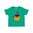 thumbnail image 1 of Inktastic Halloween Cat, Black Cat, Witch Hat, Pumpkin Boys or Girls Baby T-Shirt, 1 of 5