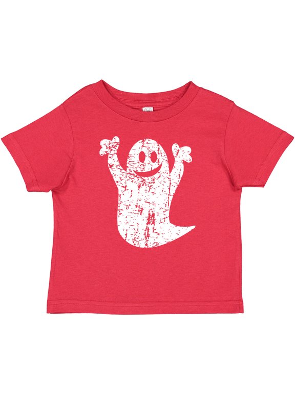 Halloween Cute White Grunge Ghost Boys or Girls Baby T-Shirt