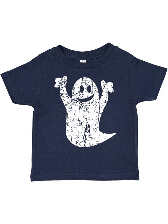 Halloween Cute White Grunge Ghost Boys or Girls Toddler T-Shirt