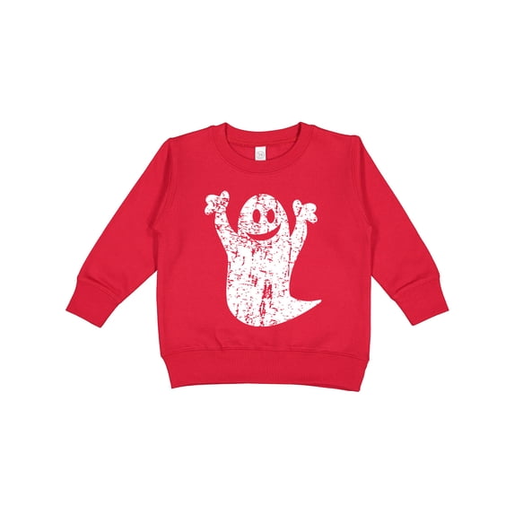 Inktastic Halloween Cute White Grunge Ghost Toddler Sweatshirt