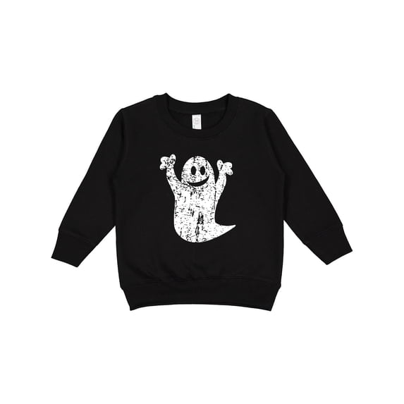 Inktastic Halloween Cute White Grunge Ghost Toddler Sweatshirt