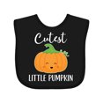 thumbnail image 1 of Inktastic Halloween Cutest Little Pumpkin Boys or Girls Baby Bib, 1 of 4