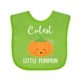 thumbnail image 1 of Inktastic Halloween Cutest Little Pumpkin Boys or Girls Baby Bib, 1 of 4
