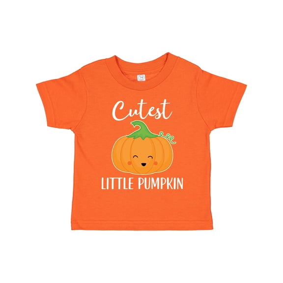 Inktastic Halloween Cutest Little Pumpkin Boys or Girls Toddler T-Shirt
