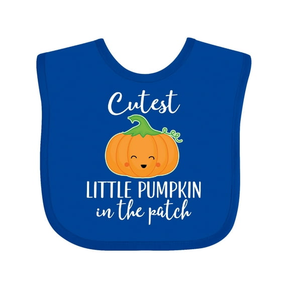 Inktastic Halloween Cutest Little Pumpkin in the Patch Boys or Girls Baby Bib