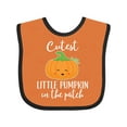 thumbnail image 1 of Inktastic Halloween Cutest Little Pumpkin in the Patch Boys or Girls Baby Bib, 1 of 4