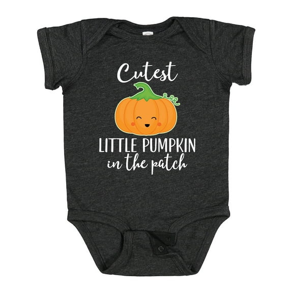Inktastic Halloween Cutest Little Pumpkin in the Patch Boys or Girls Baby Bodysuit