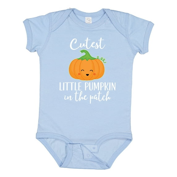 Inktastic Halloween Cutest Little Pumpkin in the Patch Boys or Girls Baby Bodysuit
