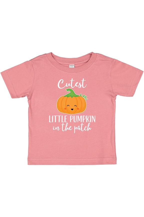 Halloween Cutest Little Pumpkin in the Patch Boys or Girls Baby T-Shirt