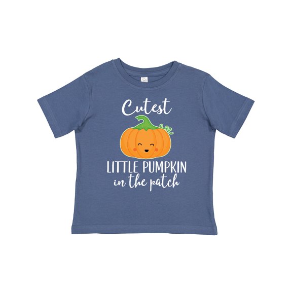 Inktastic Halloween Cutest Little Pumpkin in the Patch Boys or Girls Toddler T-Shirt