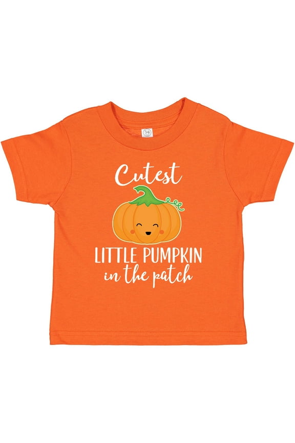 Halloween Cutest Little Pumpkin in the Patch Boys or Girls Toddler T-Shirt