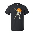 thumbnail image 1 of Inktastic Halloween Dabbing Great Pumpkin Skeleton T-Shirt, 1 of 5