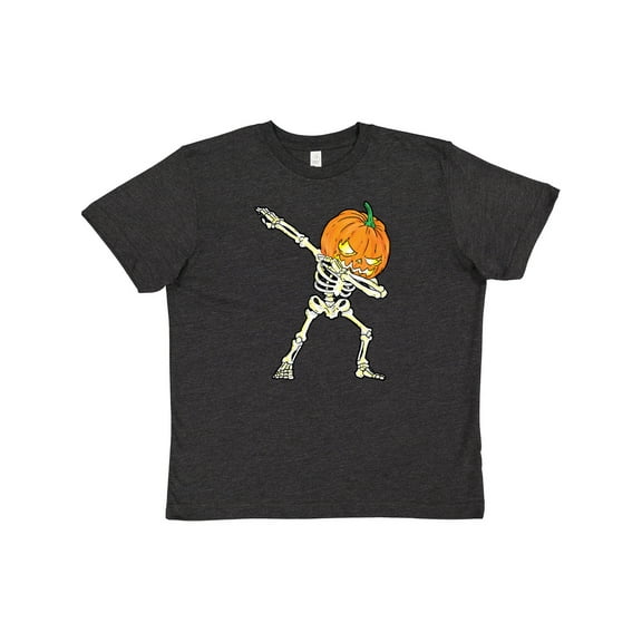 Inktastic Halloween Dabbing Great Pumpkin Skeleton Youth T-Shirt