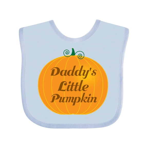 Inktastic Halloween Daddy Little Pumpkin Boys or Girls Baby Bib