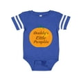 thumbnail image 1 of Inktastic Halloween Daddy Little Pumpkin Boys or Girls Baby Bodysuit, 1 of 5