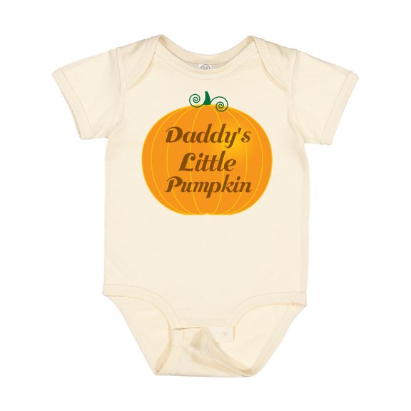 Inktastic Halloween Daddy Little Pumpkin Boys or Girls Baby Bodysuit