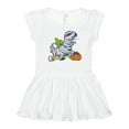 thumbnail image 1 of Inktastic Halloween Dinosaur Mummy Girls Toddler Dress, 1 of 5