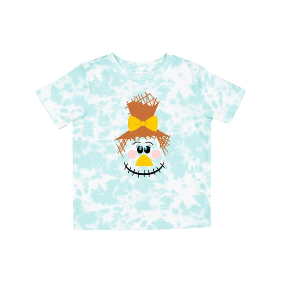 Inktastic Halloween Fall Cute Smiling Scarecrow Face Girls Toddler T-Shirt
