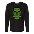 thumbnail image 1 of Inktastic Halloween Frankenstein Head Long Sleeve T-Shirt, 1 of 5