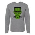 thumbnail image 1 of Inktastic Halloween Frankenstein Head Long Sleeve T-Shirt, 1 of 5