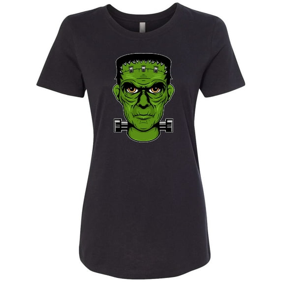 Inktastic Halloween Frankenstein Head Women's T-Shirt