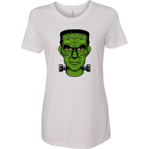 Inktastic Halloween Frankenstein Head Women's T-Shirt
