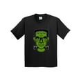 thumbnail image 1 of Inktastic Halloween Frankenstein Head Youth T-Shirt, 1 of 5