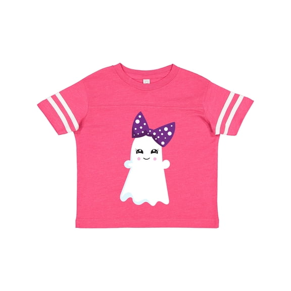 Inktastic Halloween, Ghost, Ribbon, Bow, Trick or Treat, Boo Girls Toddler T-Shirt