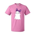 thumbnail image 1 of Inktastic Halloween, Ghost, Ribbon, Bow, Trick or Treat, Boo T-Shirt, 1 of 5