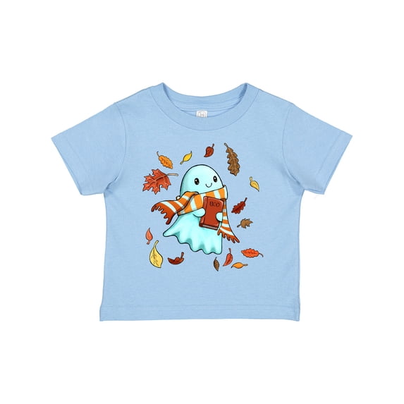 Halloween Ghost with a Book Toddler T-Shirt