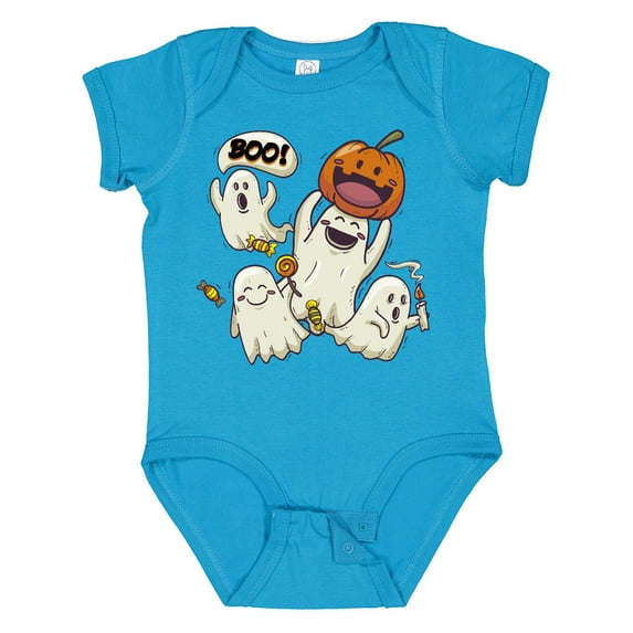 Inktastic Halloween Ghosts Boys or Girls Baby Bodysuit