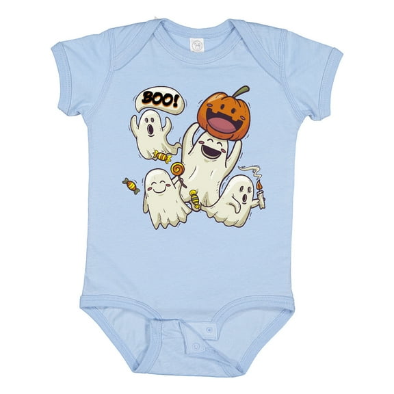 Inktastic Halloween Ghosts Boys or Girls Baby Bodysuit