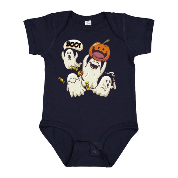 Inktastic Halloween Ghosts Boys or Girls Baby Bodysuit