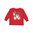 thumbnail image 1 of Inktastic Halloween Ghosts Boys or Girls Long Sleeve Toddler T-Shirt, 1 of 5