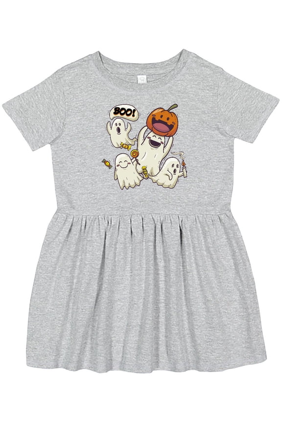 Halloween Ghosts Girls Toddler Dress