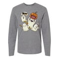thumbnail image 1 of Inktastic Halloween Ghosts Long Sleeve T-Shirt, 1 of 5